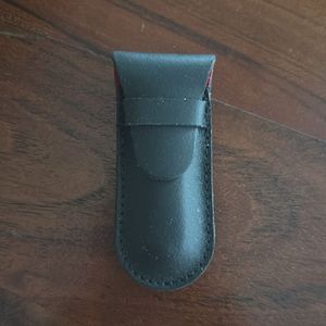Black Leather Pouch Case for Pen drives