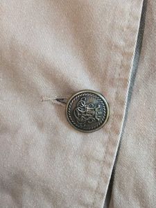 Vintage Beige Trench Coat | Asthetic