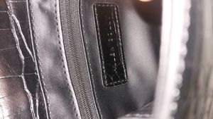 Allen Solly Black Croc Sling Bag