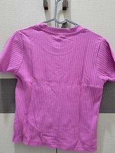 Ribbed Pink Crop Top