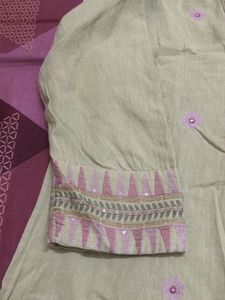 Elegant Kurta Set with Palazzo Pants