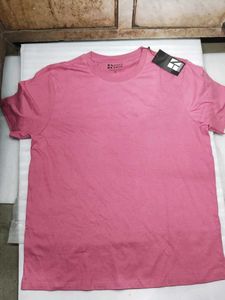 Here&amp;Now Pink Crew Neck T-Shirt