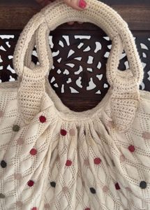 Brand New Zara Polka Dot Bohemian Bag