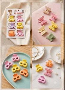 💞🎀Cute Heart Hair Claw Clips Set 6🎀💞