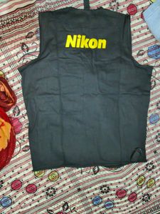 Nikon Black Half Jacket