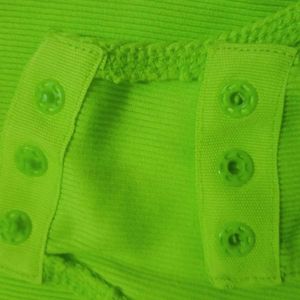 Neon Green Mock Neck body suit