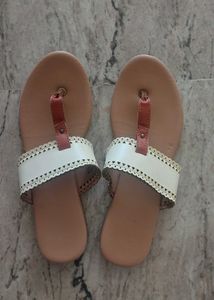 Women's Brown &amp; Cream Sandals
