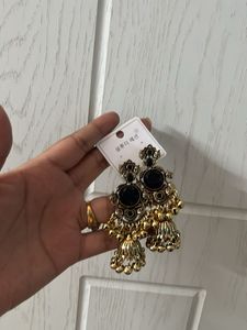 🎱✨Boho Jhumka Earrings with ghungroo ✨