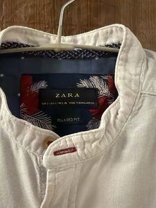 Men's Zara Band Collar Shirt