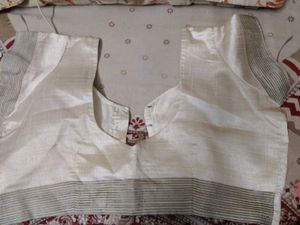 Elegant Cream Silk Blouse