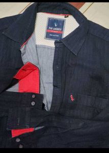 Men's Black Button-Up Shirt