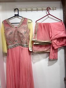 Elegant Pink Kurta Set with Dupatta