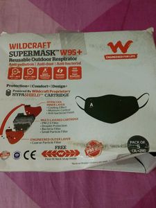 Branded Masks Black 3 Layer Reusable Outdoor Respi