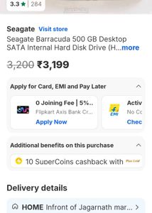 Seagate 500gb HHD and HP 1TB HDD