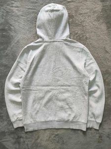 Estren Camel Grey Zip-Up Hoodie