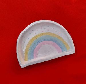 Handmade Rainbow Trinket Dish