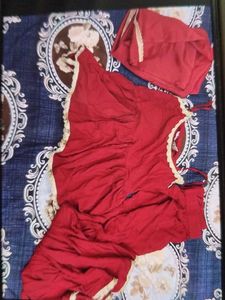 Rakhi Peplum Maroon Sharara suit