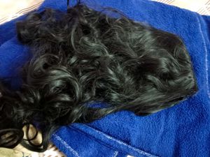 Wavy Black Wig pack of 2