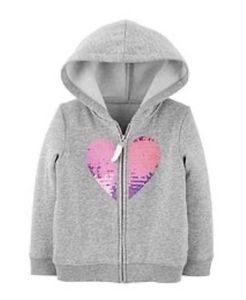 Carter’s Brand New Kids Sequin Fleece Hoodie