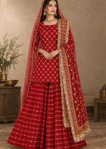pakistani bridal gharara