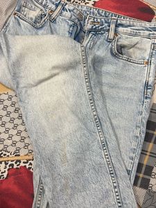 H M High waist Light Blue Jeans