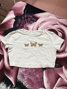 Butterfly Graphic Baby-Tee