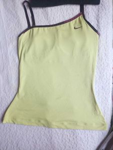 Nike Yellow Workout Tank Top