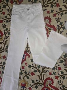 White Flare Jeans