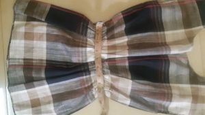 FREE Stylish Baniyan With Plaid Sleeveless Top.