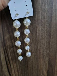 Elegant Pearl Drop Earrings (4-set combo)