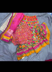 Vibrant Floral Lehenga Choli Set