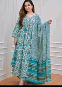 free shipping (combo )Beautiful Printed Kurta Sets