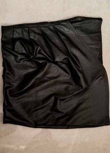 PU Leather skirt