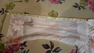 Elegant White Embroidered Kurta