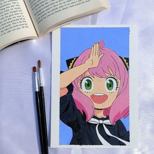 Anya Forger Anime Art Print