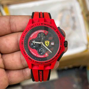 Ferrari Scuderia Watch - Red &amp; Black