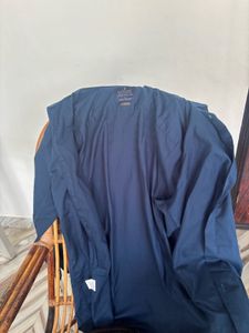 Men's Navy Blue Casual Shirt Louis phiippe