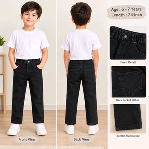 Boys' Black Denim Jeans