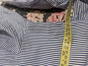 Chic Striped Peplum Top