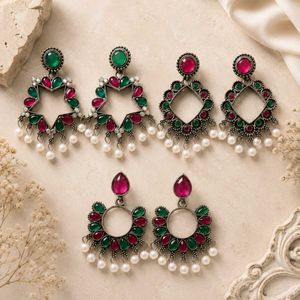 Boho Ethnic Earrings Set of 3