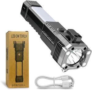 TRIVOT Emergency Torch Light – 6-in-1 Hammer