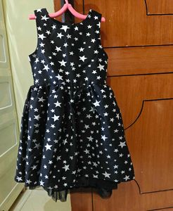 Star Print Dress/frock for kids