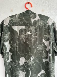 Men's Floral Print Short Sleeve Shirt