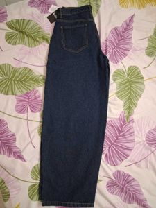 Shein Brand New Classic Dark Wash Denim Jeans