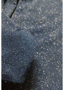 Sparkly Navy Blue Long Sleeve Top