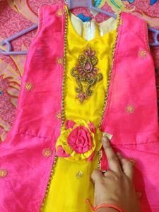 Beautiful net frock for kids