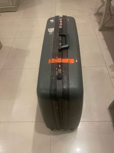 large check in bag - with 2 wheels , dark green