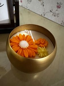 Decorative Floral Scented Candle