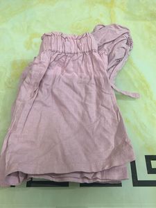 Cute Pink Top and Shorts Set