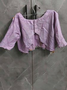 Embroidered Hexagon Blouse